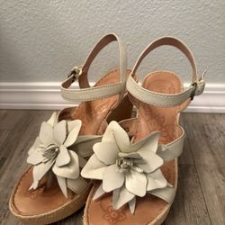 Size 8 Never Worn Born Handcrafted Leather Wedges