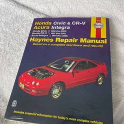 Honda Civic-CRV & Acura Integra Haynes Repair Manual