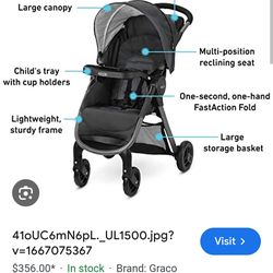 NEW**Graco Fast action astaire stroller
