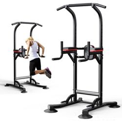 Power Tower Pullup Dip Station