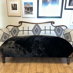 antique Duncan Phyfe style sofa