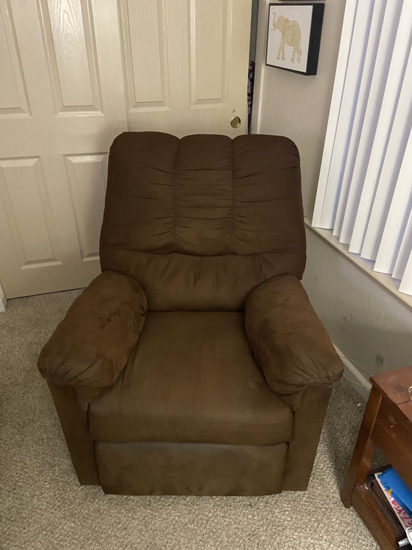Brown Reclining Chair