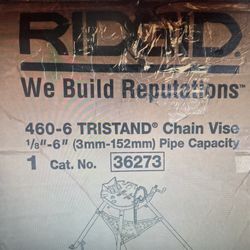 Ridgid Tristand Chain Vise 1/8 - 6 inch