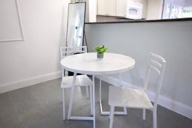 Dining table with chairs