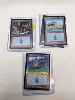 Island 7th edition Foil Magic the Gathering MTG Excellent condition Playset I'm not separating