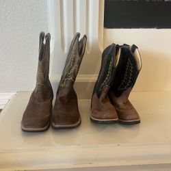 Boys Cowboy Boots ,Size 2 And 5