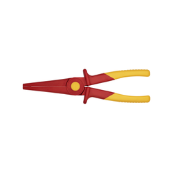 8 3/4" Long Nose Plastic Pliers-1000V Insulated