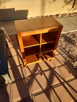 3 feet tall by 16 inches deep child's book storage dresser 