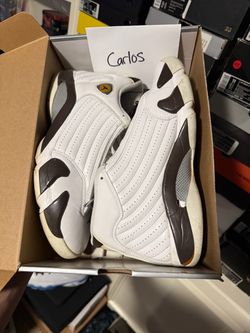 Jordan 14 White Dark Cinder 2005