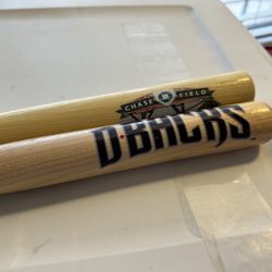 Set Of Two Souvenir, Mini Baseball Bats – Arizona Diamondbacks