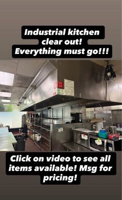 Commercial Industrial Kitchen Clear Out