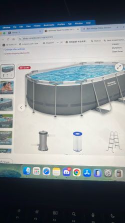 Bestway steel pro max swimming pool 14” x 8’2” x39.5”