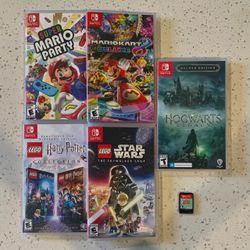 Nintendo Switch Games Lot (Mario, Harry Potter, Star Wars) – Bundle or Individual