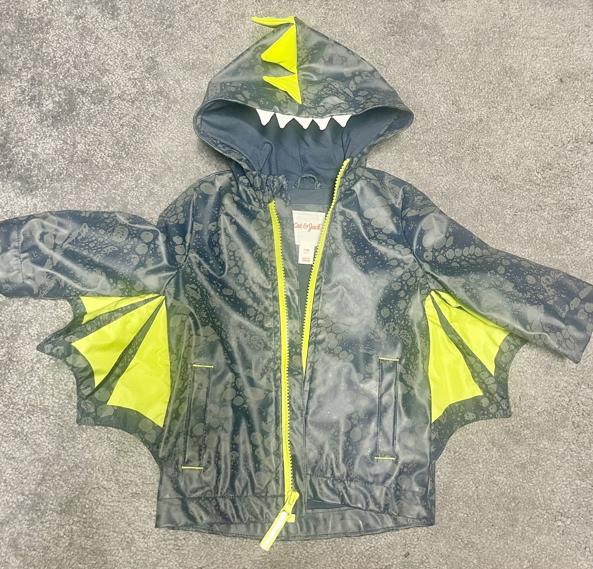 Cat & Jack Dinosaur Rain Jacket 12 Months