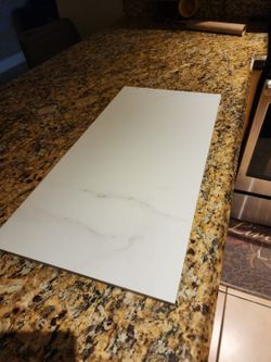 tile 24 X 12 White Gloss W Little Grey