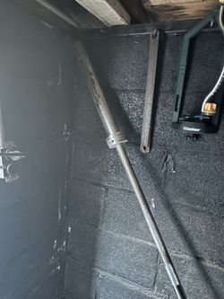 Olympic Barbell with assorted metal plates
