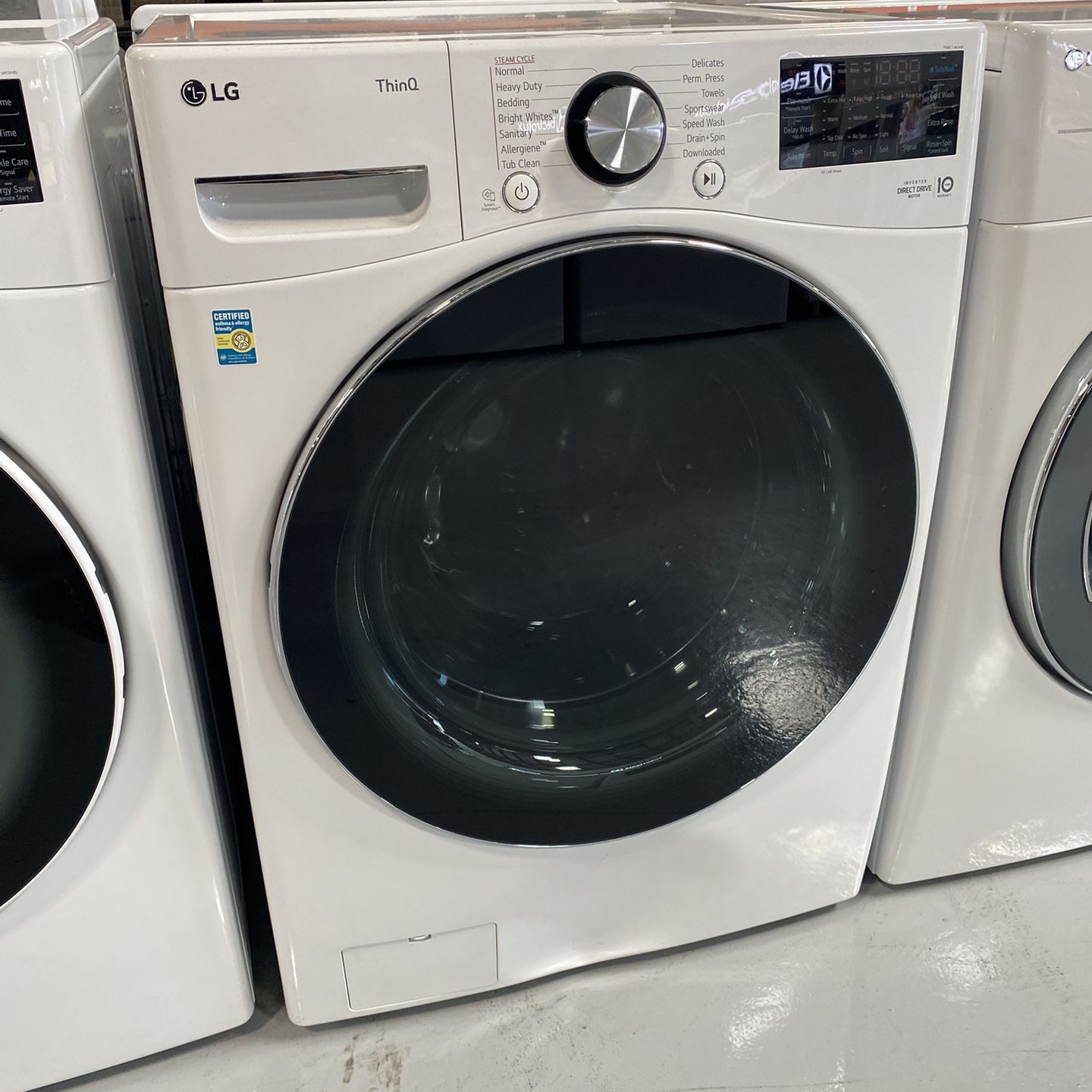 White 5.0 Cu. Ft. Smart WiFi Enabled Front Load Washer