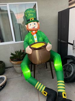 St. Patrick's Day Inflatable Leprechaun Decoration