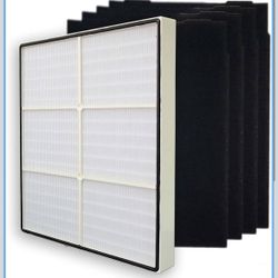 PUREBURG Replacement Filter set Compatible with Whirlpool Whispure 1183054K K Fits AP450 AP510 AP51030K AP51030KB AP45030K WP500 WP1000 Air Pur