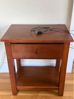(Free) end table with USB charger