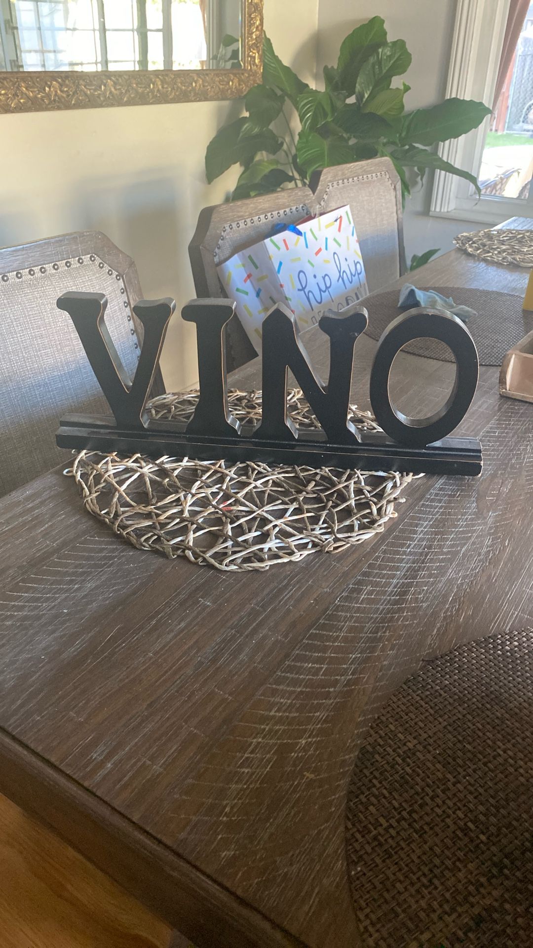 Sign VINO!! Letrero De Vino