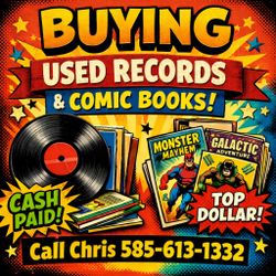 Records And Comic Books!