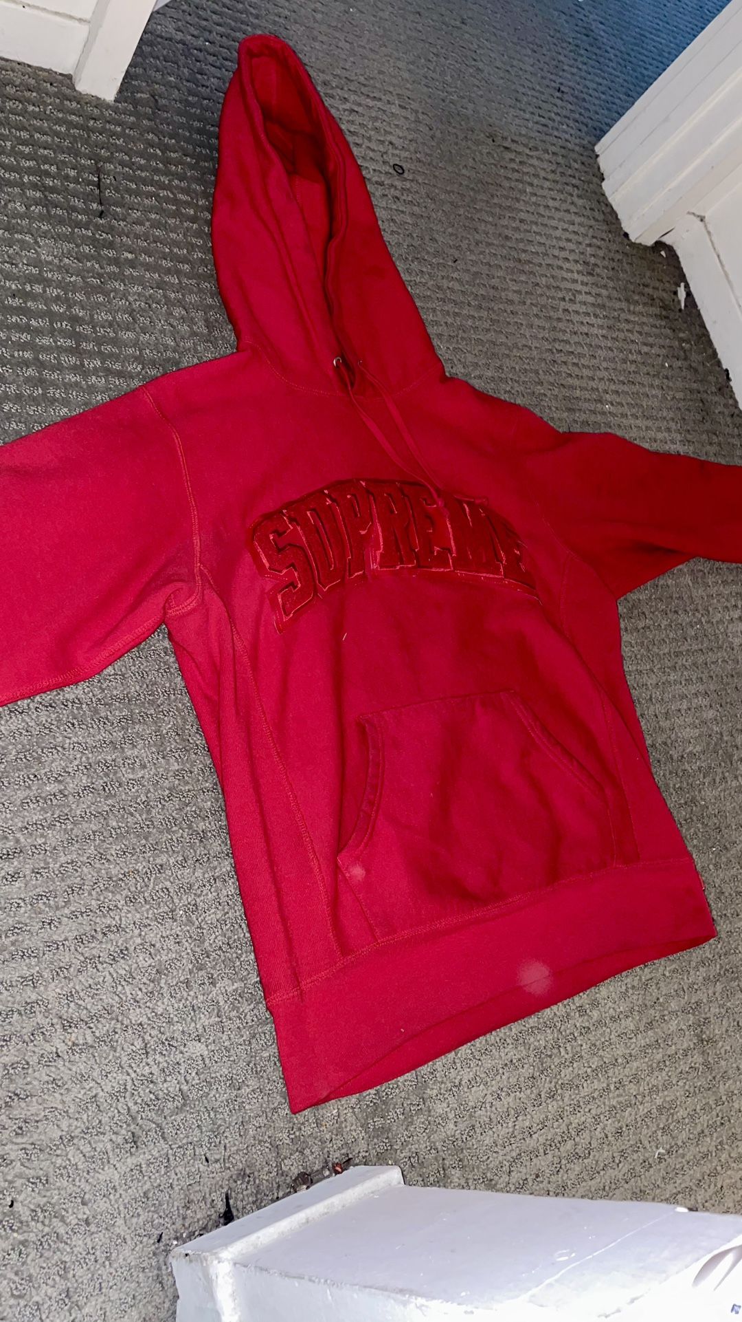 Red Supreme Hoodie