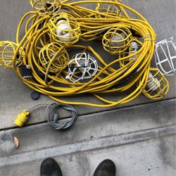 Job Site Temporary Lites 100’ 12/3 Cord