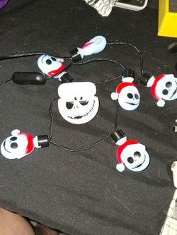 Jack skeleton lights and earbuds