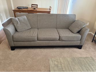 Grey Medium Sized Couch