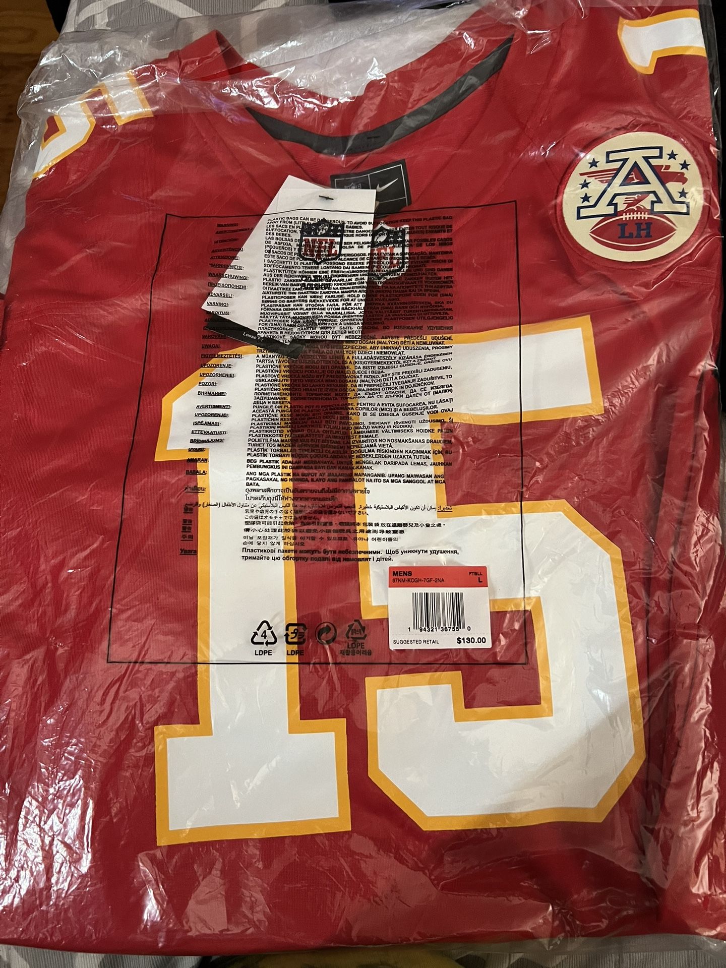 Mahomes Jersey