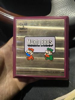 Nintendo Game & Watch Super Mario Bros 1983 Multi Screen Model MW-56 Working