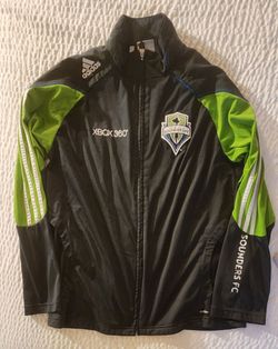 Seattle Sounders FC Warm Up Jacket size Small Fits Like Medium
