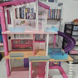 Barbie Doll Dreamhouse With Accessories 