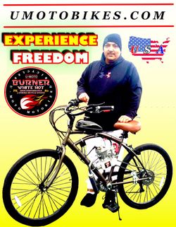 NEW DIY MOTORIZED BIKE SYSTEMS STARTING AT $299.99 100 mpg 30+ mph keep it under 20 mph Wear helmet use lights Pedal start
