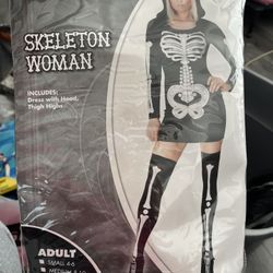 Skeleton woman