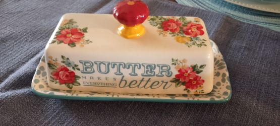 Pioneer Woman Butter Dish