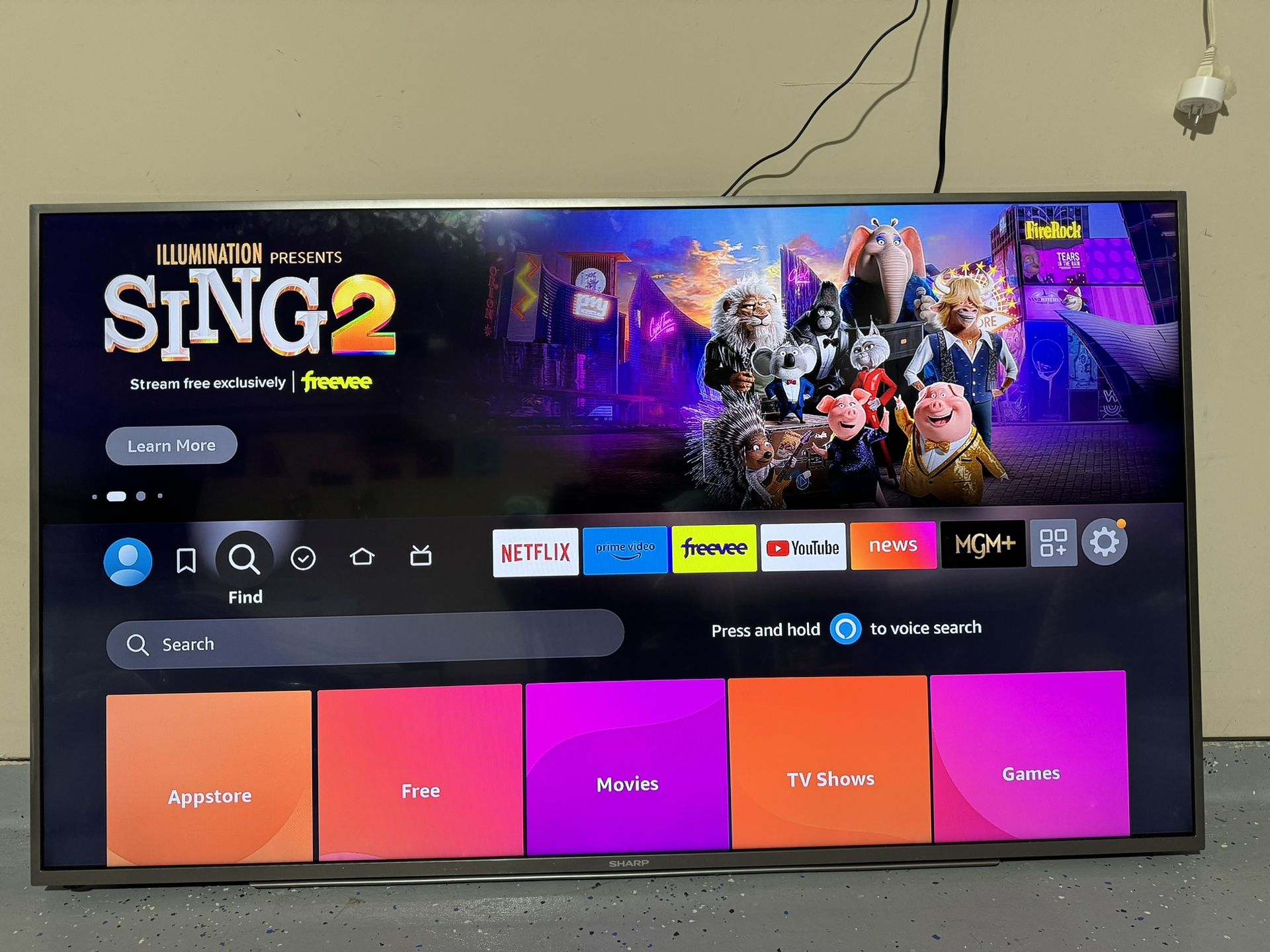 4K 65 In Sharp TV LC-65N7000U