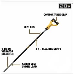 ❇️❇️🔥 FEATURED DCE531B DEWALT® 20V MAX* Cordless Pencil Vibrator (Tool Only)
