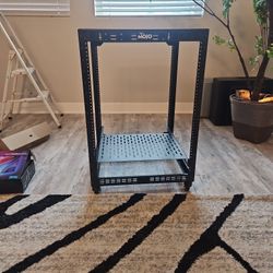 TECMOJO 16U Open Frame Network Rack