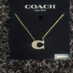 Coach "C" Necklace 