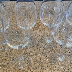 Wine Glasses - Set of 6 + BONUS Glass