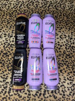 6🔥12.6 fl oz LOREAL 3 shampoos 3 conditioners all 6 for $24 firm on price