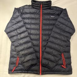 Patagonia Black And Orange Kid Jacket 