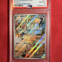 2023 POKEMON SVI EN-SCARLET & VIOLET ILLUSTRATION RARE #211 RALTS PSA 10