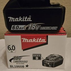 New Makita 18v 6ah Lithium-ion Battery 