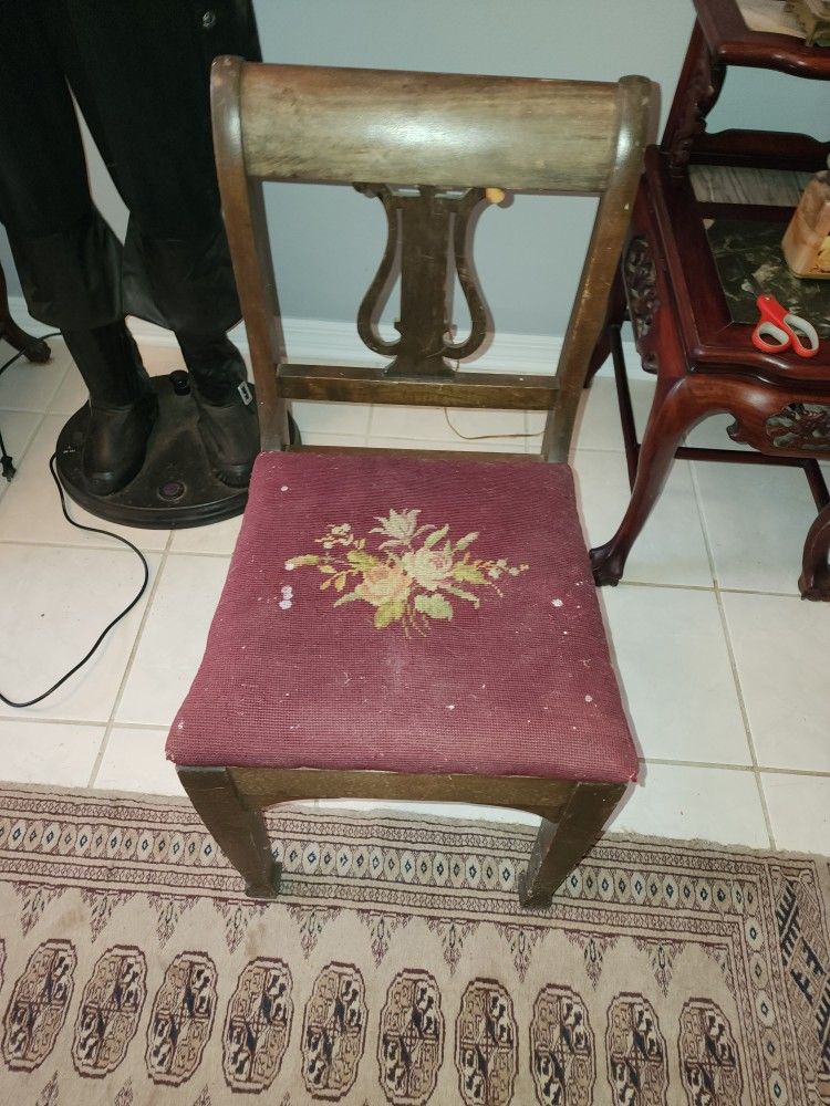 Antique rectory chair