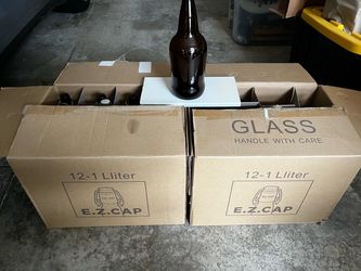 20 resealable 1L beer bottles