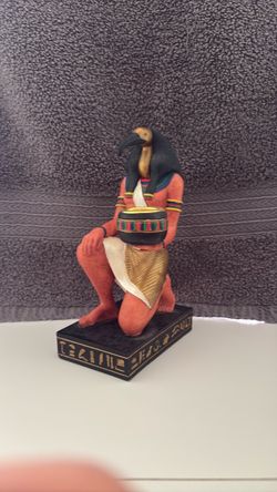Egyptian god Thoth candleholder