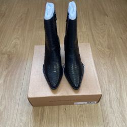 Caty Black Snake Boots